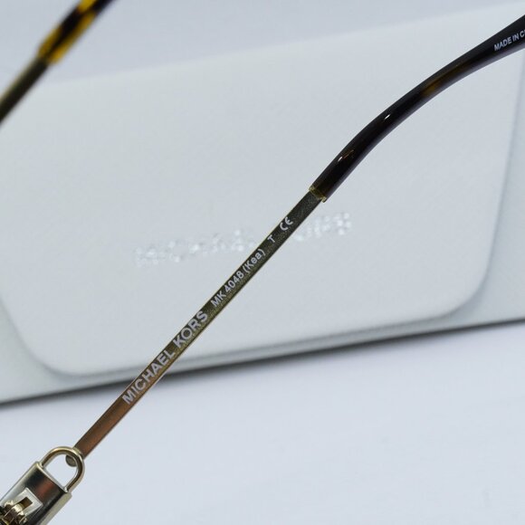 FINAL PRICE NEW MICHAEL KORS KEA MK4048 3293 HAVANA GOLD EYEGLASSES - Picture 5 of 9